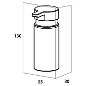 Tiger Dock Zeepdispenser (Roestvrij staal, Geborsteld RVS, 135 ml) | BAUHAUS