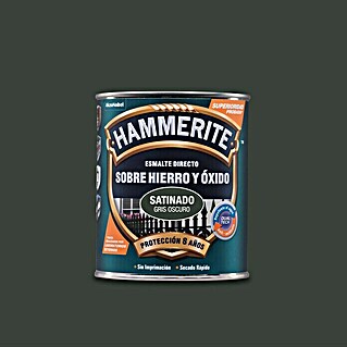Hammerite Esmalte para metal Hierro y óxido (Gris hormigón, 250 ml, Satinado)