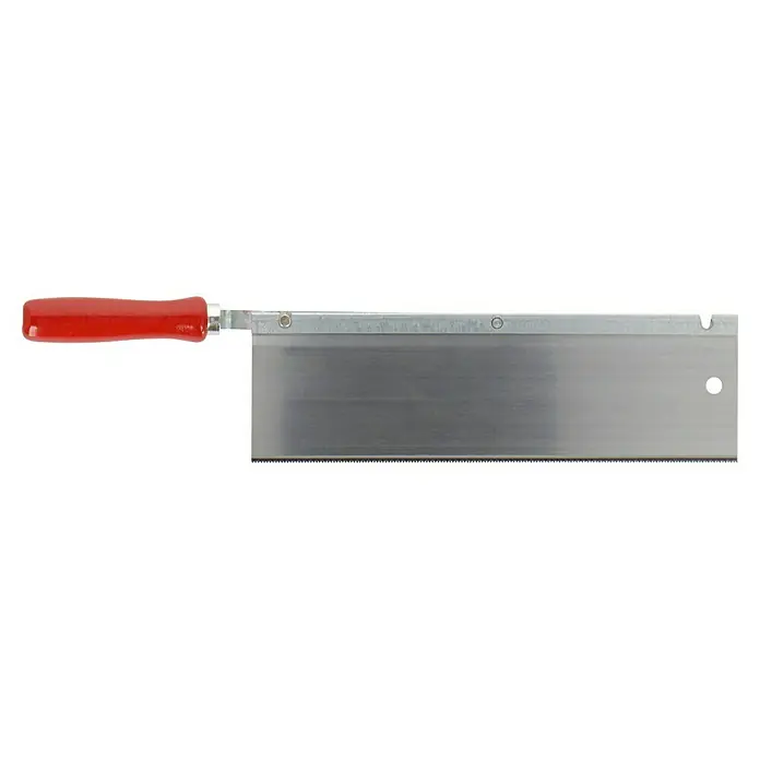 Wisent Feinsäge - Blattlänge: 300 mm, Form Griff: Gekröpft - Die Japansäge mit rotem Griff ist ein hochwertiges Werkzeug für präzise Holzarbeiten. Ideal für feine Schnitte, ermöglicht sie saubere Ergebnisse.