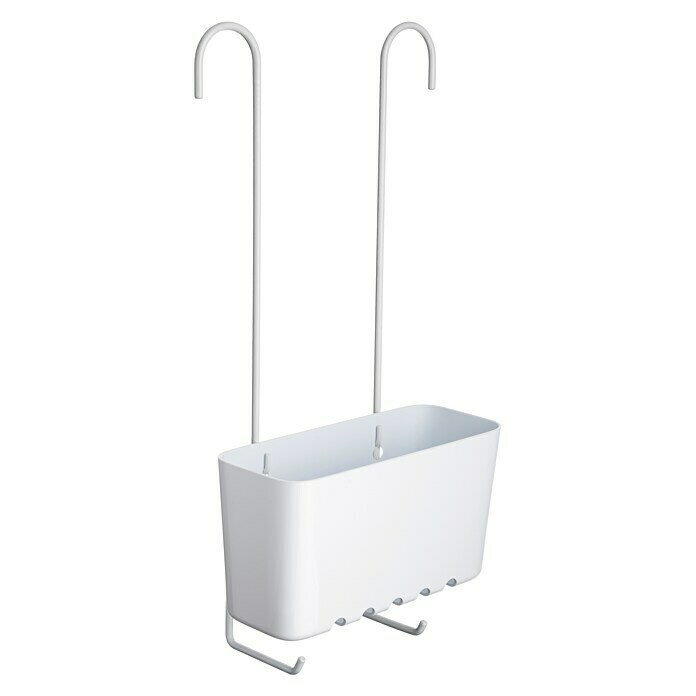 Tatay Standard Cesta de baño (11 x 20,5 x 41,5 cm, Blanco)