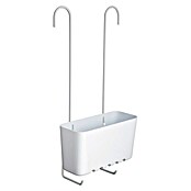 Tatay Standard Cesta de baño (11 x 20,5 x 41,5 cm, Blanco)