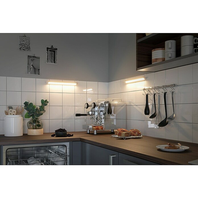 Paulmann Clever Connect Led-onderbouwverlichting Barre (Lengte: 350 mm, Mat chroom) | BAUHAUS