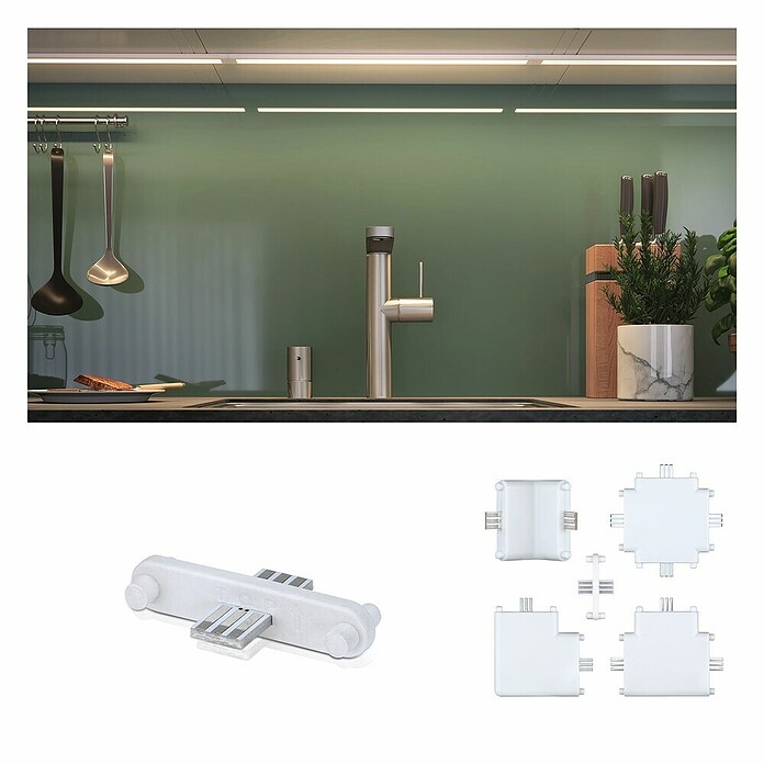 Paulmann Clever Connect Lijnverbinder Border (Wit) | BAUHAUS
