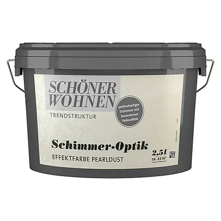SCHÖNER WOHNEN-Farbe Trendstruktur Farbeffektputz Schimmer-Optik Effektfarbe