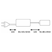 Paulmann Clever Connect Led-driver 8-voudig (12 V, 36 W) | BAUHAUS