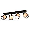 Trio Leuchten Burton Deckenstrahler (112 W, L x B x H: 18 x 71,5 x 19,5 cm, Schwarz-matt, E14, 4 Stk.) | BAUHAUS