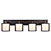 Trio Leuchten Burton Deckenstrahler (112 W, L x B x H: 18 x 71,5 x 19,5 cm, Schwarz-matt, E14, 4 Stk.) | BAUHAUS