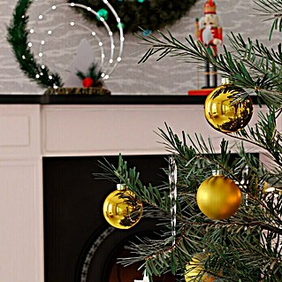 Weihnachtskugeln (Inkagold, Glas, Durchmesser: 6 cm, 20 Stk.)