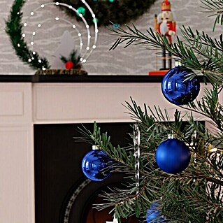 Weihnachtskugeln (Midnight Blue, Glas, Durchmesser: 6 cm, 20 Stk.)