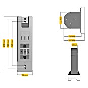 Schellenberg Rollladen-Gurtwickler Rollo Drive 65 Standard (Zugkraft: 45 kg, Gurtbreite: 21 - 23 mm, Unterputz)