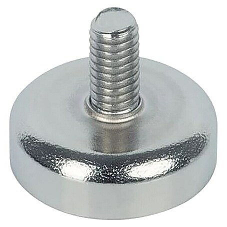 Fix-o-moll Topfmagnet Neodym Gewindebolzen (Durchmesser: 25 mm, Höhe: 16 mm, Traglast: 22 kg)