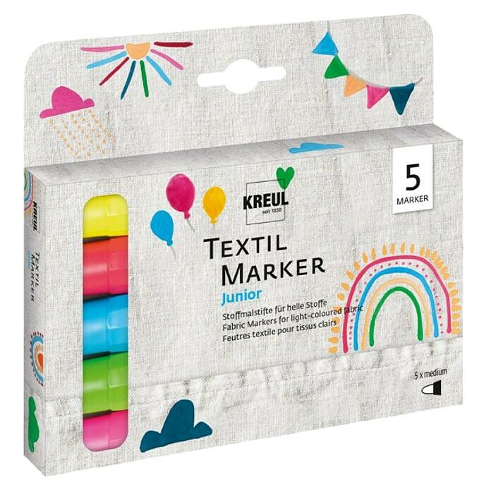 KREUL Textil Marker medium Junior Set
