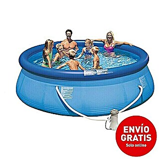 Intex Piscina Quick-Up Easy Set (Ø x Al: 366 x 76 cm, Azul, 5.620 l)
