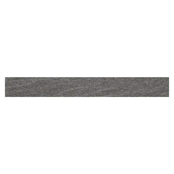 Atlas Concorde Solution Lane Sockelfliese - 7,2 x 60 cm, Asphalt, Matt - Grauer Textilboden mit subtiler Textur für vielfältige Anwendungen, ideal für Wohn- und Geschäftsräume, die eine neutrale Basis suchen.