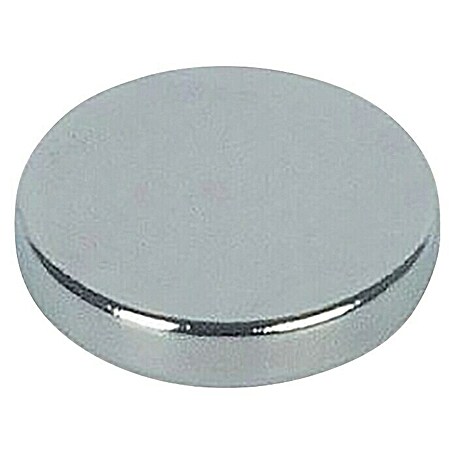 Fix-o-moll Magnetscheibe Neodym selbstklebend (Rund, Durchmesser: 8 mm, Silber)