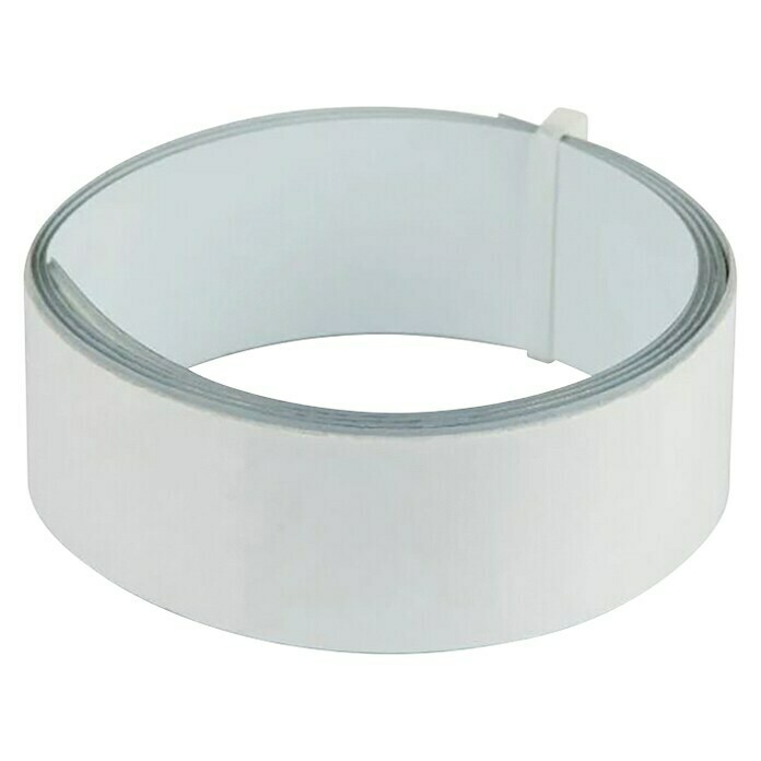 Fix-o-moll Metallleiste selbstklebend (Weiß, L x B x H: 1.000 x 35 x 0,3  mm)