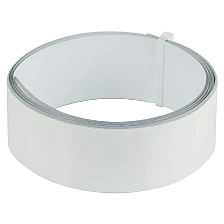 Fix-o-moll Metallleiste selbstklebend (Weiß, L x B x H: 1 000 x 35 x 0,3 mm)