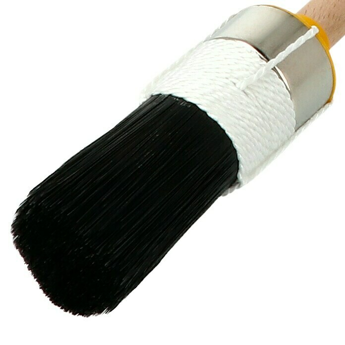 swingcolor Premium Ringpinsel Lack (Größe Pinsel: 06, All-in-one-Borsten, Naturholz)