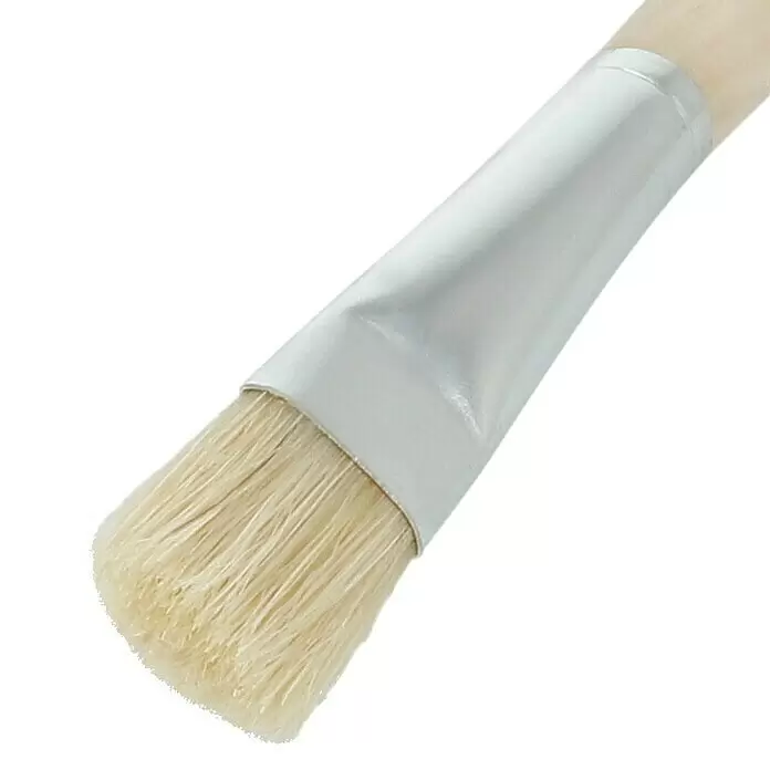 swingcolor Komfort Universal-Pinsel - Größe Pinsel: 16, Chinaborsten, Naturholz - Detailaufnahme