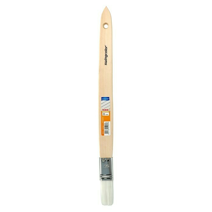 swingcolor Premium Plattpinsel (Breite Borsten: 25 mm, Gerade, Naturholz)