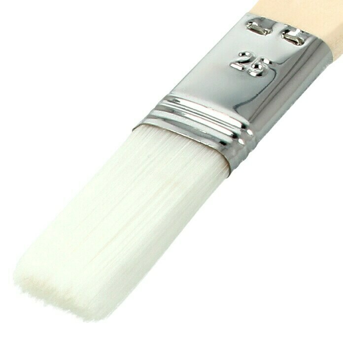 swingcolor Premium Plattpinsel (Breite Borsten: 25 mm, Gerade, Naturholz)
