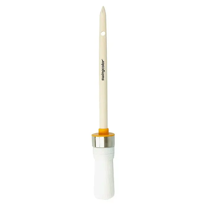 swingcolor Komfort Ringpinsel LackGröße Pinsel: 6, All-in-one-Borsten, Naturholz - Pinsel von Swingcolor für präzises Auftragen von Farbe. Ideal zum Malen und Gestalten von Oberflächen mit hoher Präzision und Kontrolle.