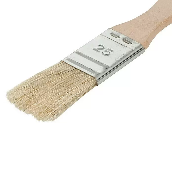 Modlerpinsel - Breite Borsten: 25 mm, Chinaborsten, Holz - Detailaufnahme