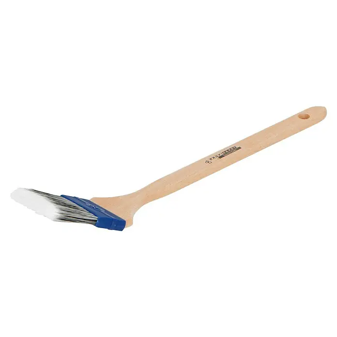 Profi Depot by Storch-Ciret Eckenstreicher Lack - Breite Borsten: 60 mm, Mischborsten, Holz, Eckenpinsel - Winkelpinsel mit Holzgriff und blauer Fassung für präzises Malen, ideal für Ecken und Kanten.