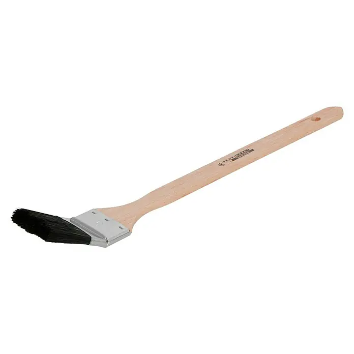 Profi Depot by Storch-Ciret Eckenstreicher - Breite Borsten: 60 mm, Mischborsten, Holz, 45 cm - Schrägpinsel mit Holzgriff und schwarzem Borstenkopf für präzises Malen. Ideal für Ecken, Kanten und schwer zugängliche Bereiche.