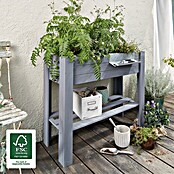 Wagner System GreenFamily Hochbeet GreenBOX light (83 x 34,5 x 70 cm, Holz, Anthrazit) | BAUHAUS