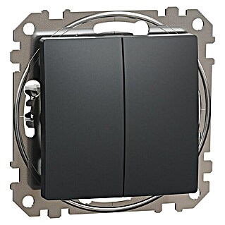 Schneider Electric Sedna Design & Elements Interruptor/Conmutador doble (Antracita, 10 AX, En pared)