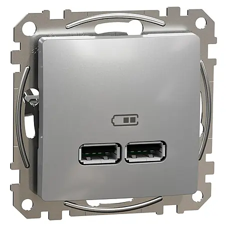 Schneider Electric Sedna Design & Elements Toma USB 2 X A