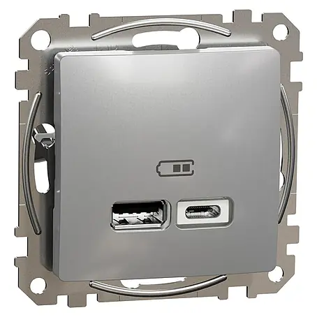 Schneider Electric Sedna Design & Elements Toma USB Tipo A y C