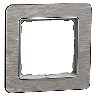 Schneider Electric Sedna Design & Elements Marco (Aluminio cepillado, x 1, Plástico, En pared)