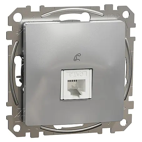 Schneider Electric Sedna Design & Elements Toma de teléfono
