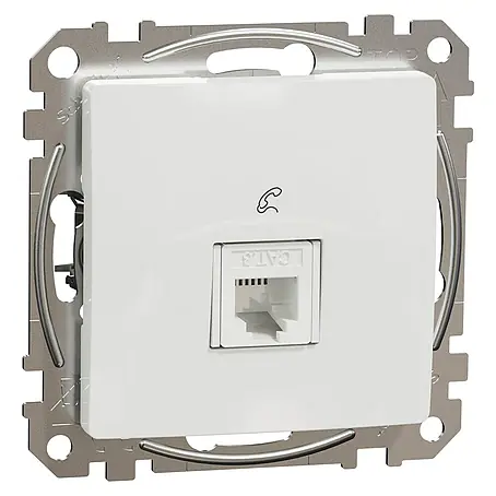 Schneider Electric Sedna Design & Elements Toma de teléfono