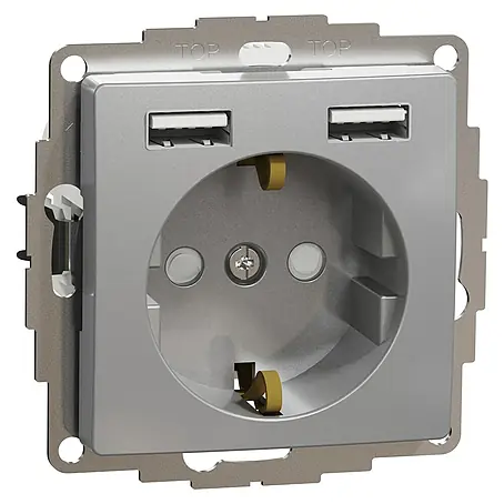 Schneider Electric Sedna Design & Elements Enchufe con USB
