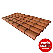 Placa de cubierta Iccopo Envejecida (Teja, 2,09 m x 99 cm x 2 mm, PVC)