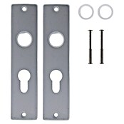 Deurbeslag Langschild Euro 55 mm (Schild, Aluminium, Zilver) | BAUHAUS