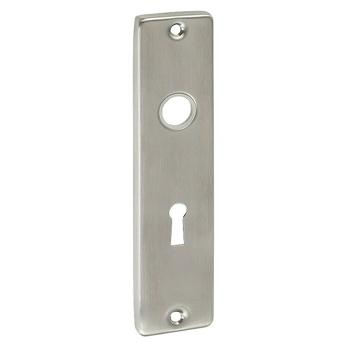 Deurbeslag Langschild Sleutelgat 56 mm (Schild, Roestvrij staal, Zilver) | BAUHAUS