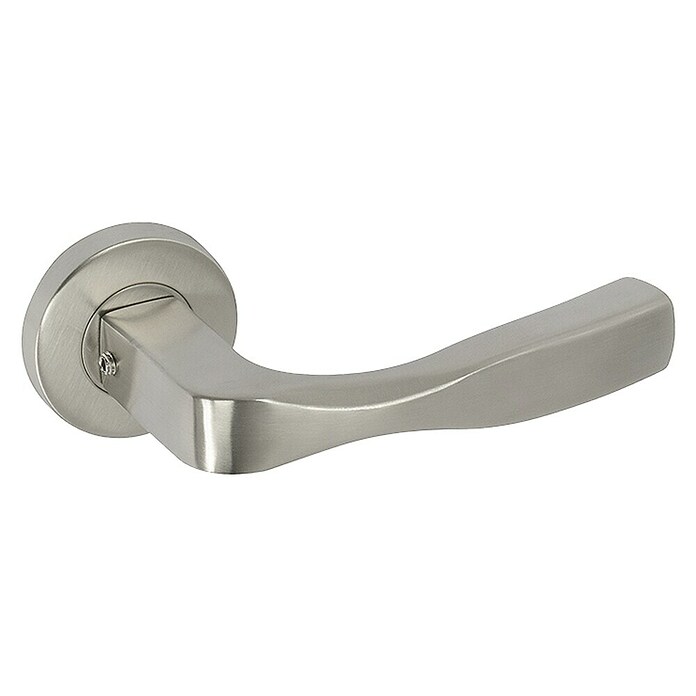 Deurklink rond rozet Nypet (Roestvrij staal, Zilver) | BAUHAUS