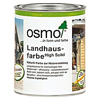 Osmo High Solid Landhausfarbe (Verkehrsgrau, 750 ml, Seidenmatt, Naturölbasis)