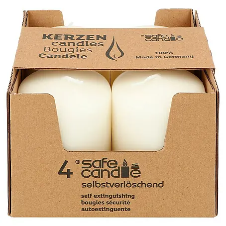 Stumpenkerzen-Set Safe Candle