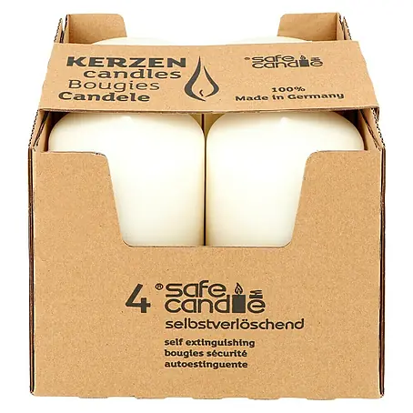Stumpenkerzen-Set Safe Candle