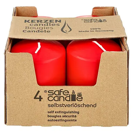 Stumpenkerzen-Set Safe Candle