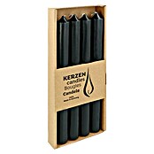 Stabkerzen-Set Rustic (4 Stk., Ø x H: 2,2 mm x 25 cm, Schwarz) | BAUHAUS