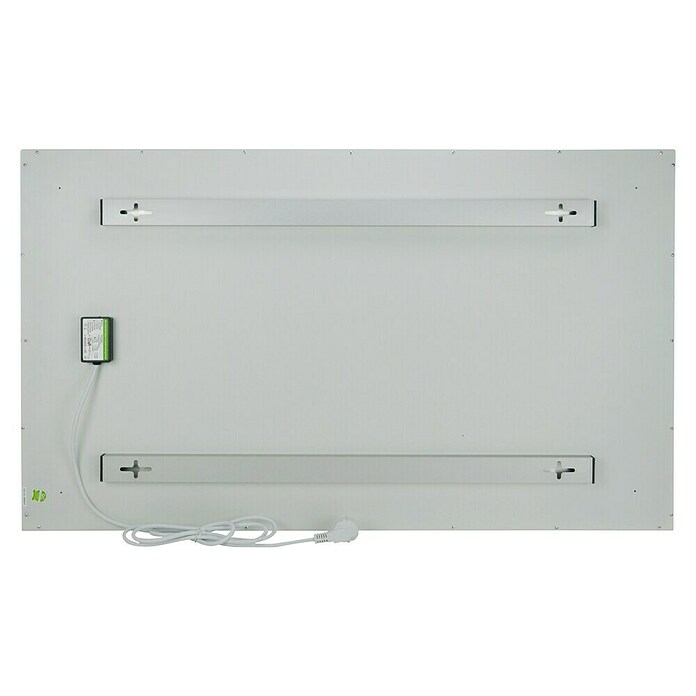 Infrarot-Heizstrahler Infrae² Design (L x B x H: 100 x 59,5 x 3,3 cm, 600 W, Weiß) | BAUHAUS