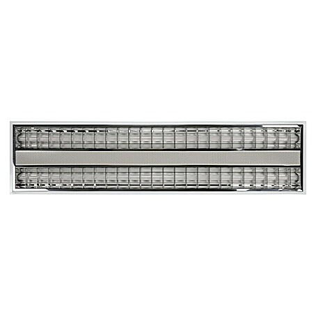 E2 elektro LED-Deckenleuchte - Rasterleuchte M (42 W, L x B x H: 124,5 x 31,2 x 4 cm, Weiß, Neutralweiß)
