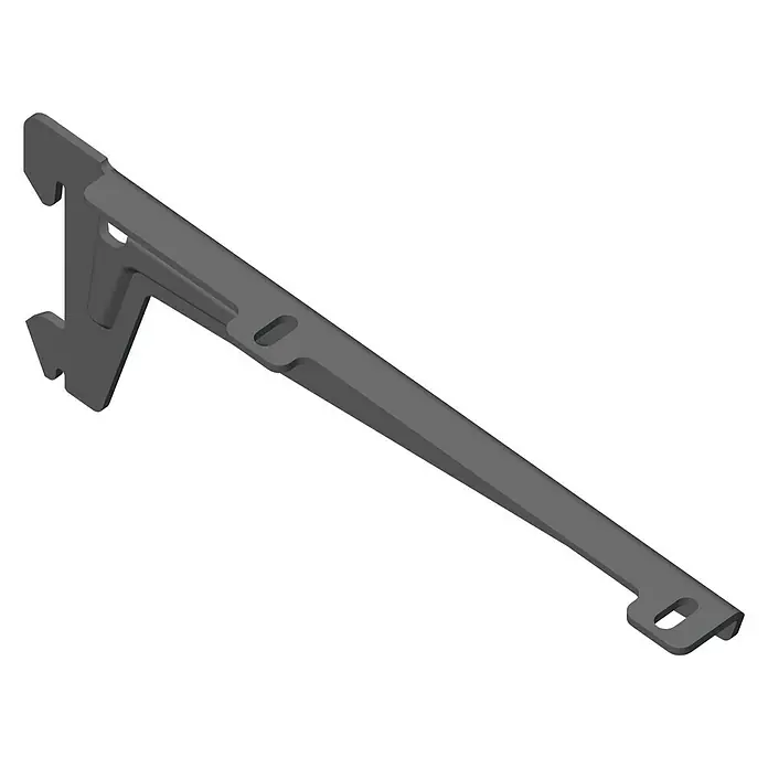 Element System Soporte para estantes - Largo: 18 cm, Acero, Negro, 2 ud. - Soporte metálico para estantes. El soporte resistente garantiza un soporte estable y un montaje seguro. Ideal para sistemas de estanterías.