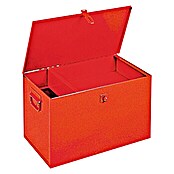 Caja de almacenaje y transporte (Largo: 60 cm, Rojo)